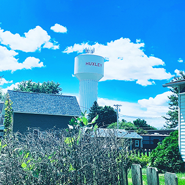 Huxley Iowa Water Tower